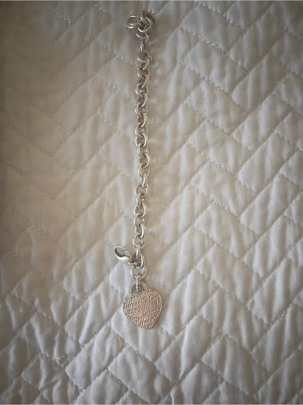 Tiffany heart bracelet sterling silver